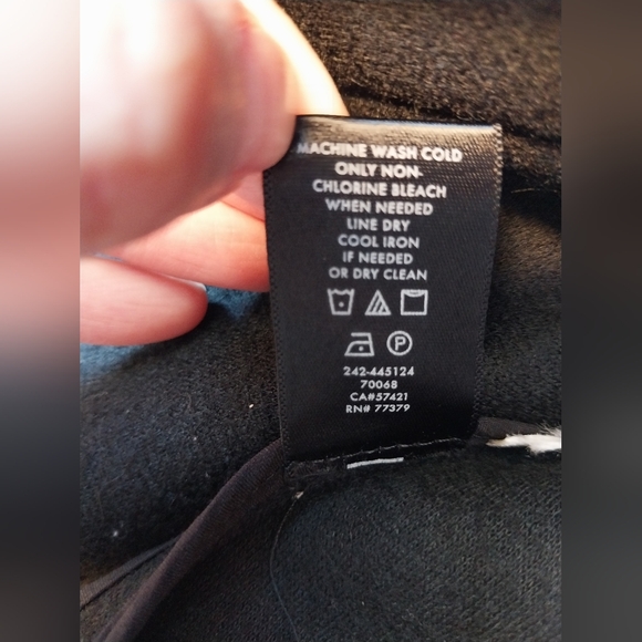 Black Ann Taylor Wool Blend Blazer Jacket - Picture 6 of 7